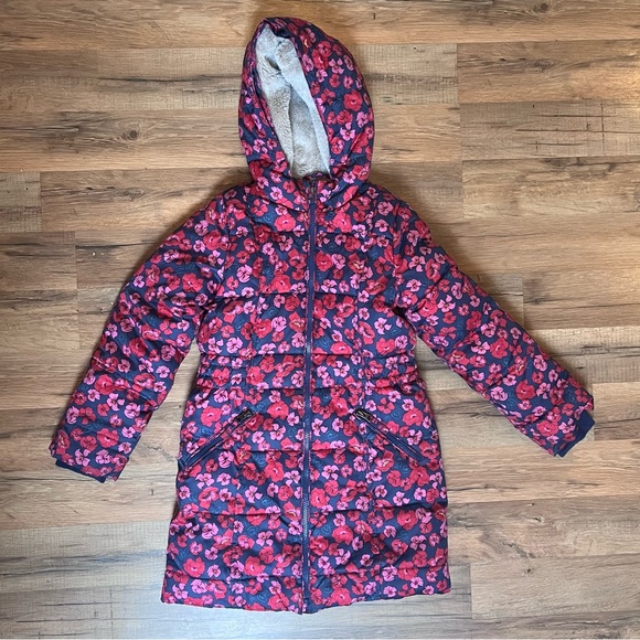Lands' End Jackets & Coats Lands End Girls Winter Fleece Lined Down